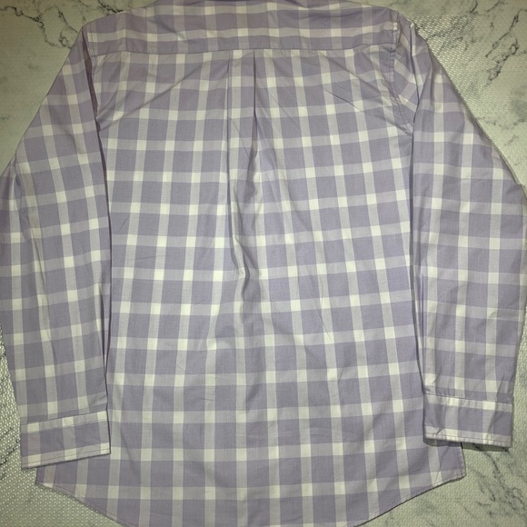 NWT U.S. Polo Assn Purple Plaid Button-Down Shirt - Picture 2 of 6